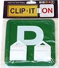 Two clips and two L plates in hang cell pack